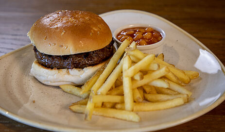 Kids Burger and Fries